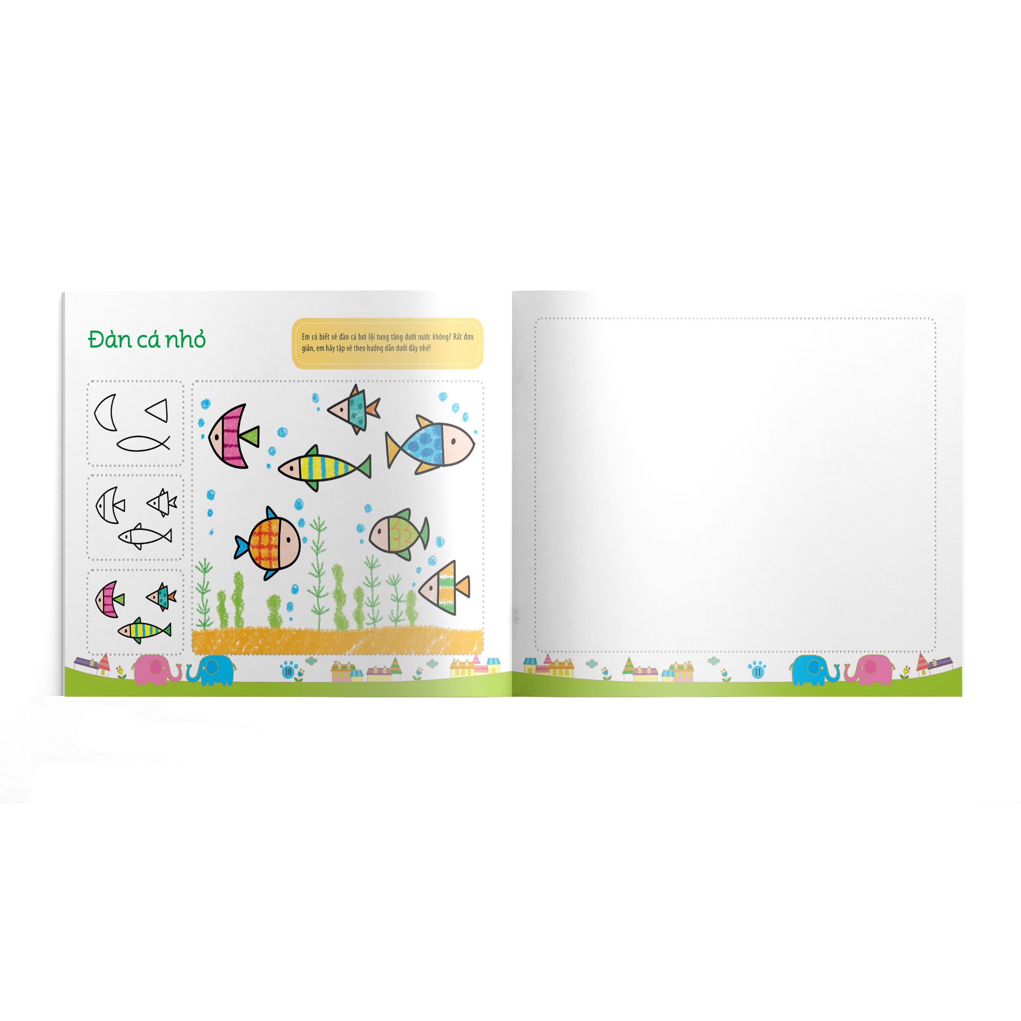 Sách Bé Làm Họa Sĩ - Những Nét Vẽ Đầu Tiên (4 - 5 Tuổi) - Bìa Xanh