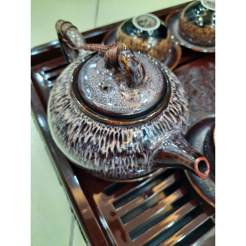 Ấm chén men hỏa biến