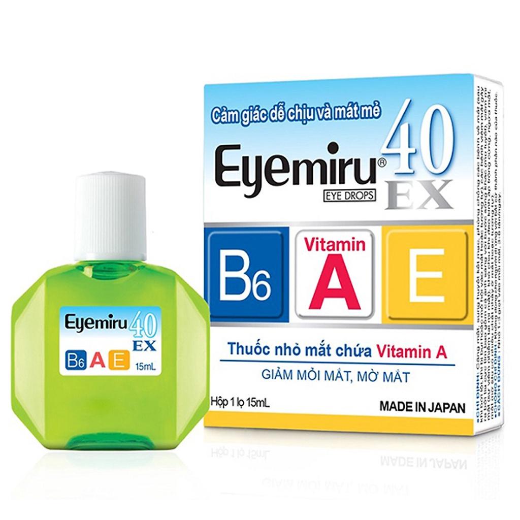 EYEMIRU 40EX - NƯỚC NHỎ MẮT MANG LẠI CẢM GIÁC DỄ DỊU, MÁT MẺ