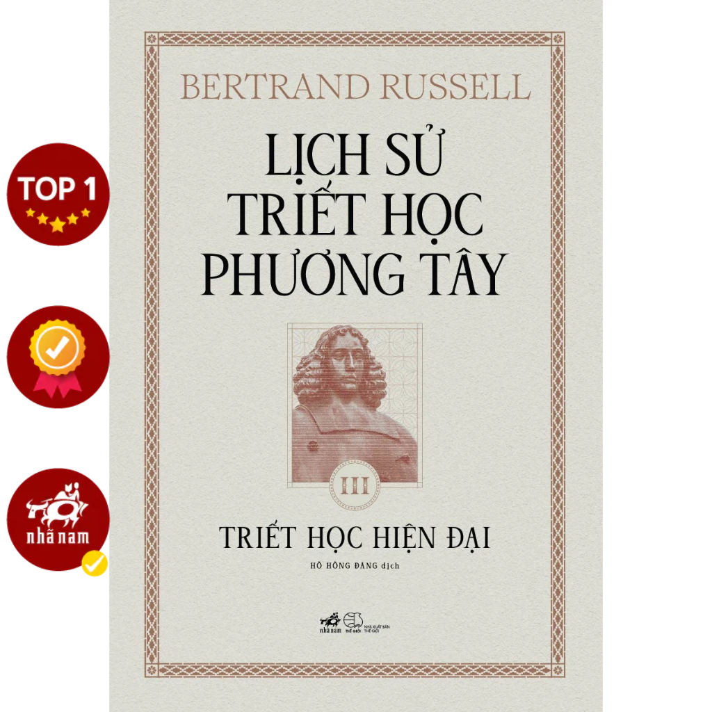 Sách - Combo Lịch sử triết học phương Tây (Trọn bộ 03 cuốn) (Bertrand Russell) (Bìa cứng) - Nhã Nam Official