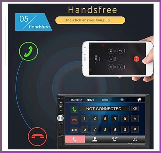 Màn hình ô tô mp5 cảm ứng 7 inch giá rẻ đa chức năng, FULL HD, âm thanh, hình ảnh sắc nét