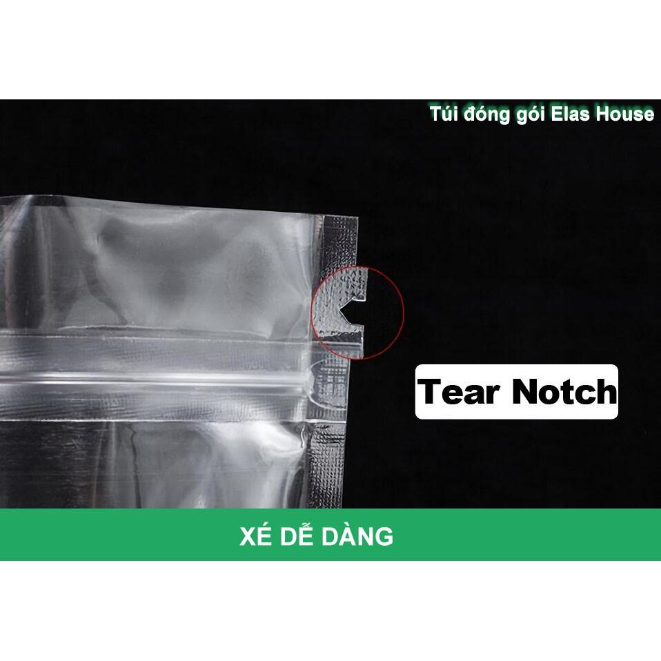 Túi Zip Bạc 1 Mặt Bạc, 1kg Túi Zip Bạc Đáy Đứng Đựng Thực Phẩm Cao Cấp