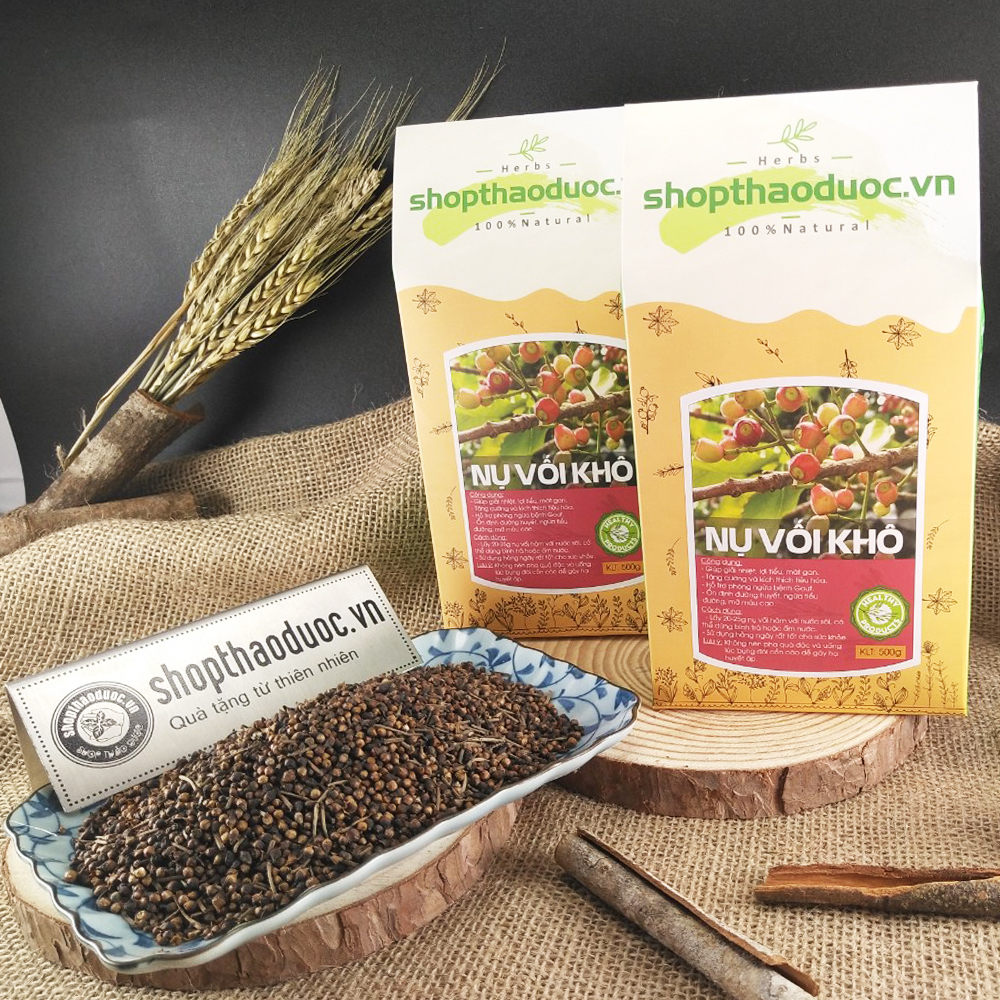 Combo 2 Hộp Nụ Vối Khô Shop Thảo Dược - Tốt Cho Người Mỡ Máu Cao Và Gout