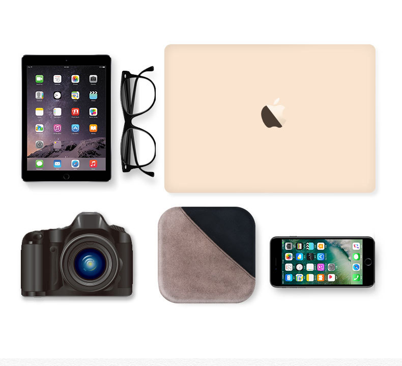 Bộ Chai Xịt và Khăn lau Microfiber Siêu Mịn làm sạch màn hình cho iPhone , iPad, Macbook, Laptop, Lens Camera, Mắt Kính, Đồng Hồ, Smartwatch