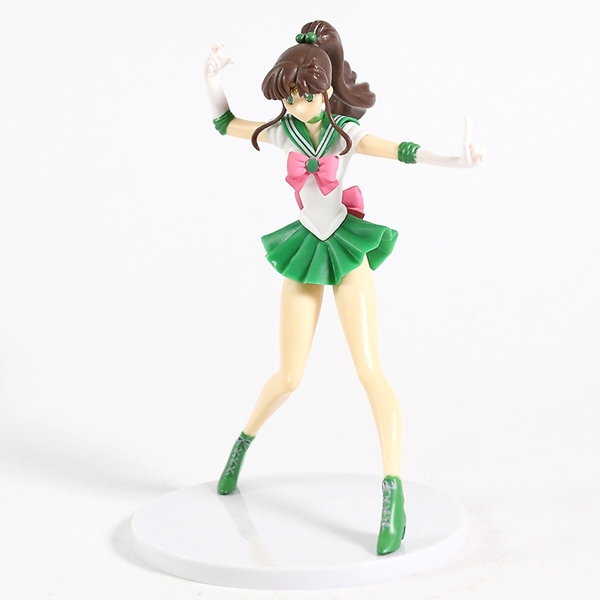 (Sailor Moon) Đồ chơi mô hình Thủy Thủ Mặt Trăng - Sailor Jupiters xanh lá (16 cm) kèm giá đỡ