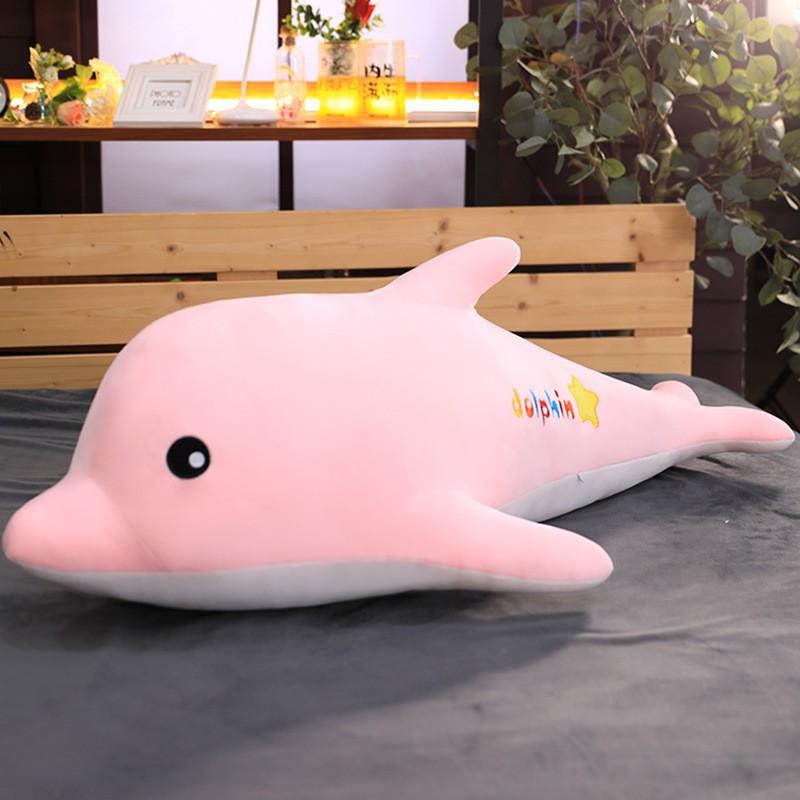 Cá Heo nhồi bông cao cấp - Dolphin - Gấu bông cá heo kích cỡ 50cm