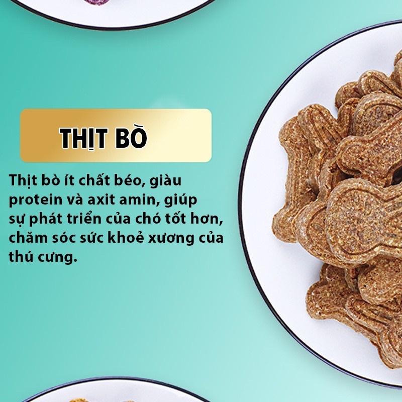 Bánh quy sữa 400g vị Gà,Bò,Vịt,Rau củ (snack, bánh thưởng) cho chó mèo, thú cưng Funny U