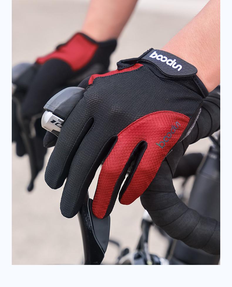 Mùa Hè Silicone Chống Trượt Chống Mồ Hôi Găng Tay Xe Đạp Nam Nữ Full Ngón Thoáng Khí Chống Sốc Thể Thao xe Đạp Xe Đạp Găng Tay