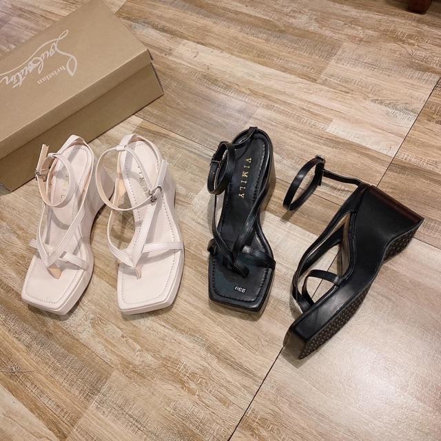 GIÀY SANDAL XUỒNG DÂY XỎ ĐẾ CAO 7P SIZE 35 ĐẾN 39