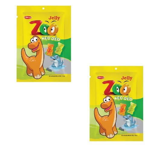 Kẹo dẻo Zoo Bibica áo dầu túi 200g