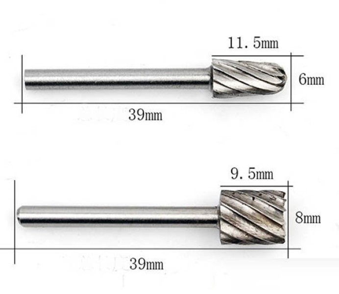 Bộ chạm trổ gỗ nhựa 6 mũi