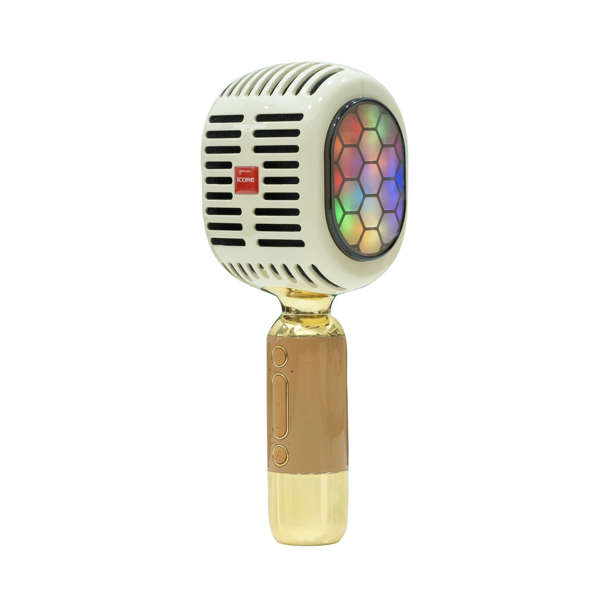 Micro Karaoke kèm loa Bluetooth iCore YM99 - Hàng chính hãng