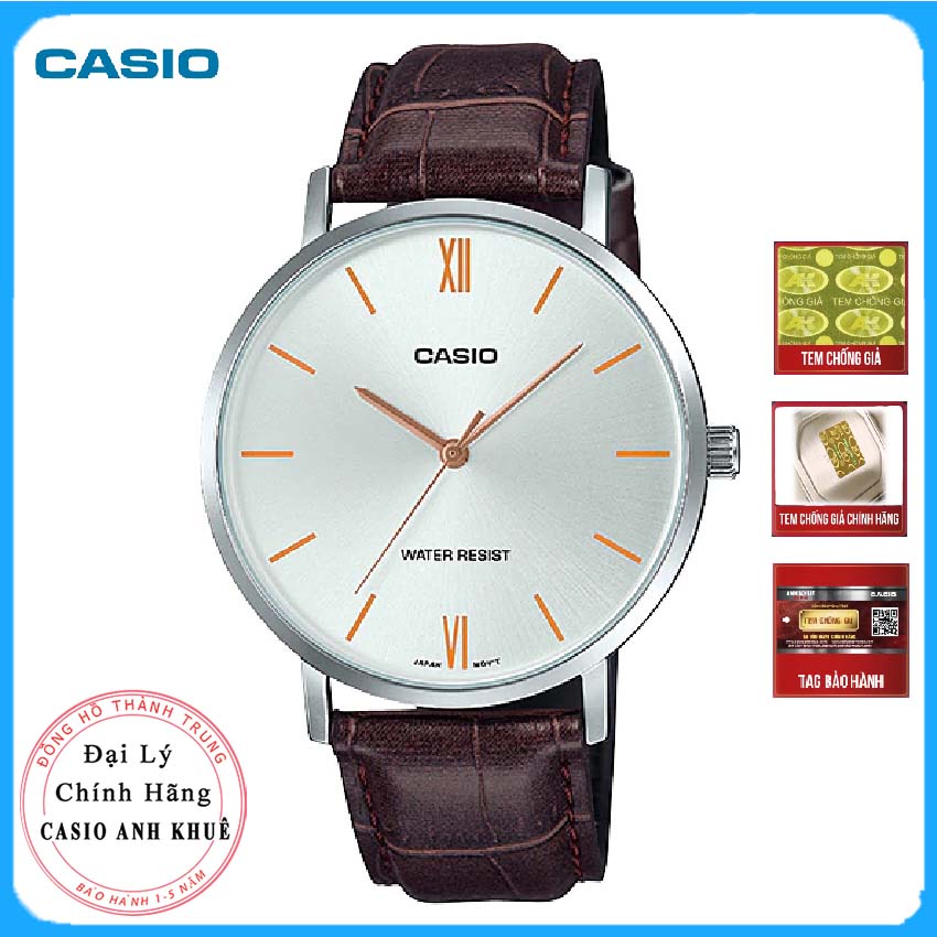 Đồng Hồ Nam Chính Hãng Casio MTP-VT01L-7B2UDF Dây Da