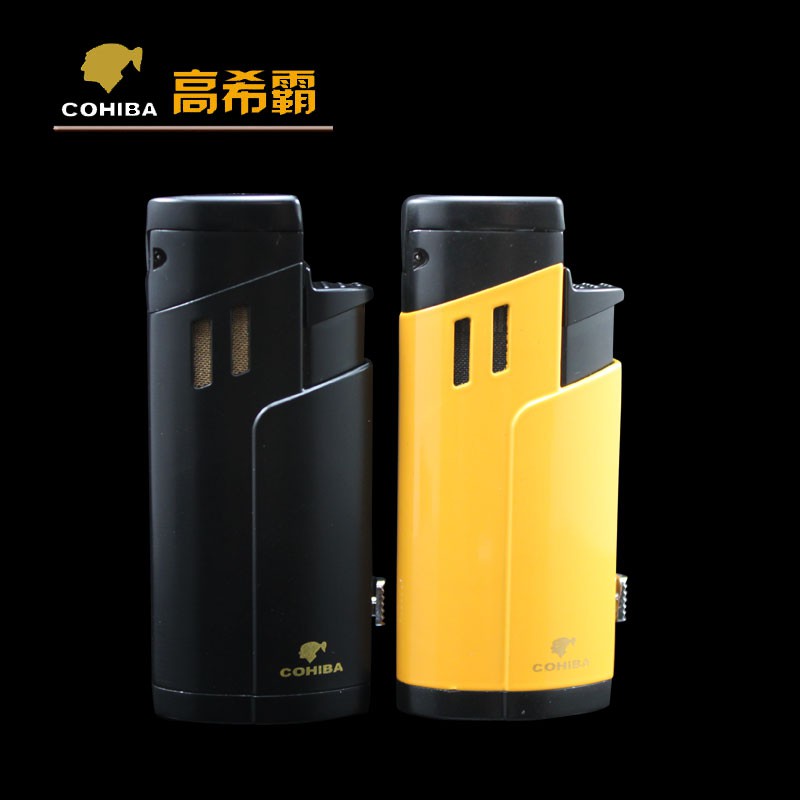 Bật Lửa Khò 3 Tia Kèm Đục Lỗ COB-64 (Giao màu ngẫu nhiên)