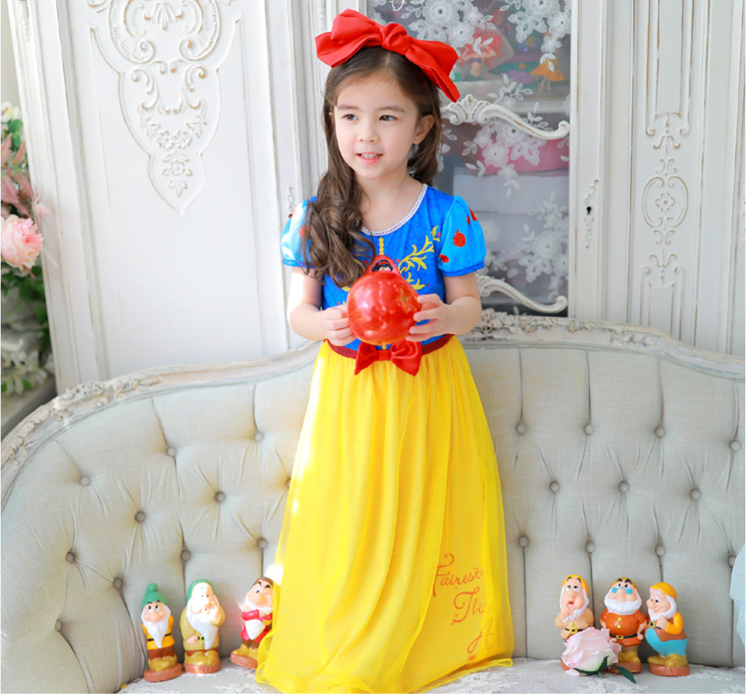 Váy mặc nhà công chúa Bạch Tuyết cao cấp cho bé