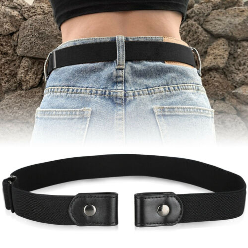 Dây Đai Half Belt Thắt Lưng Nịt Quần Thun Chun Cúc Bấm Co Giãn Không Khoá