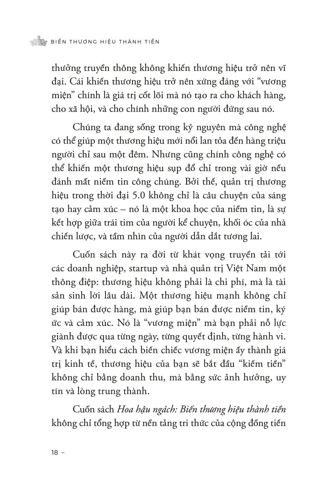 Sách - Hoa Hậu Ngách - Book 1 - Biến Thương Hiệu Thành Tiền - Bí Quyết Chiến Thắng Mọi Thị Trường