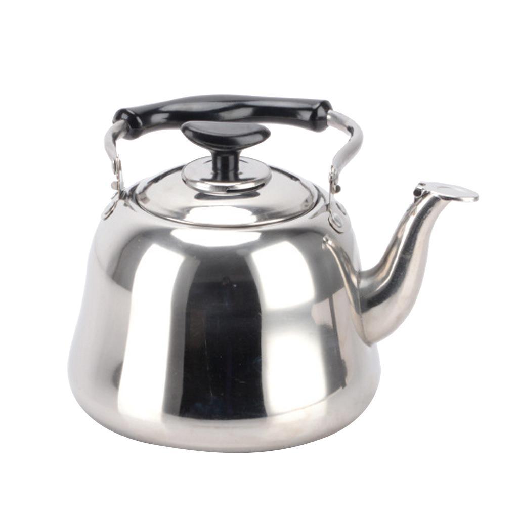 2x Stainless Steel Hot Water Tea Kettle with Whistle Sound Infuser Teapot 3L