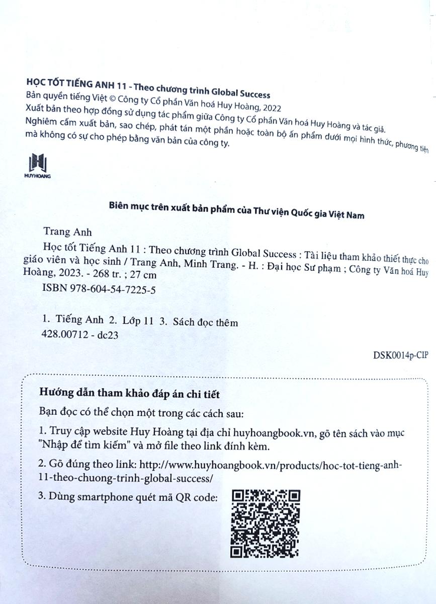 Học Tốt Tiếng Anh 11 (Theo Chương Trình Global Success)