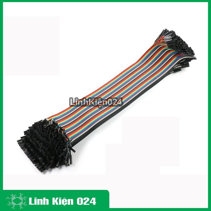 Tệp 40 Sợi Dây Nối 40P 21Cm Câu Mạch 2 Đầu Cái Cái
