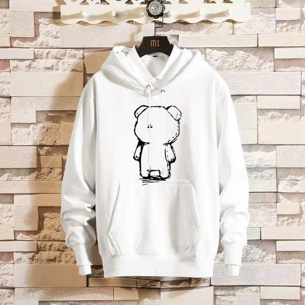 Áo nỉ MonsterX Hoodie gấu rỗng đủ màu form rộng unisex (unisex nam nữ đều mặc được