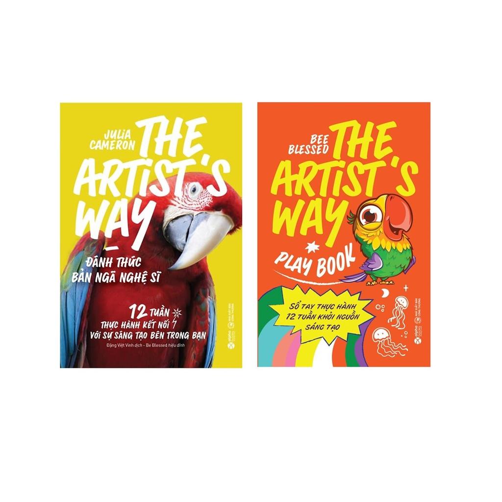 Combo 2 cuốn The Artist's Way: Đánh Thức Bản Ngã Nghệ Sĩ + Sổ Tay Thực Hành 12 Tuần Khơi Nguồn Sáng Tạo - Bản Quyền