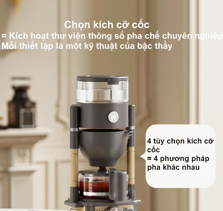 Máy pha cà phê, trà Drip cao cấp - Dòng máy chuyên nghiệp. Thương hiệu Đài Loan Wing Kwong cao cấp WCM-720. HÀNG CHÍNH HÃNG