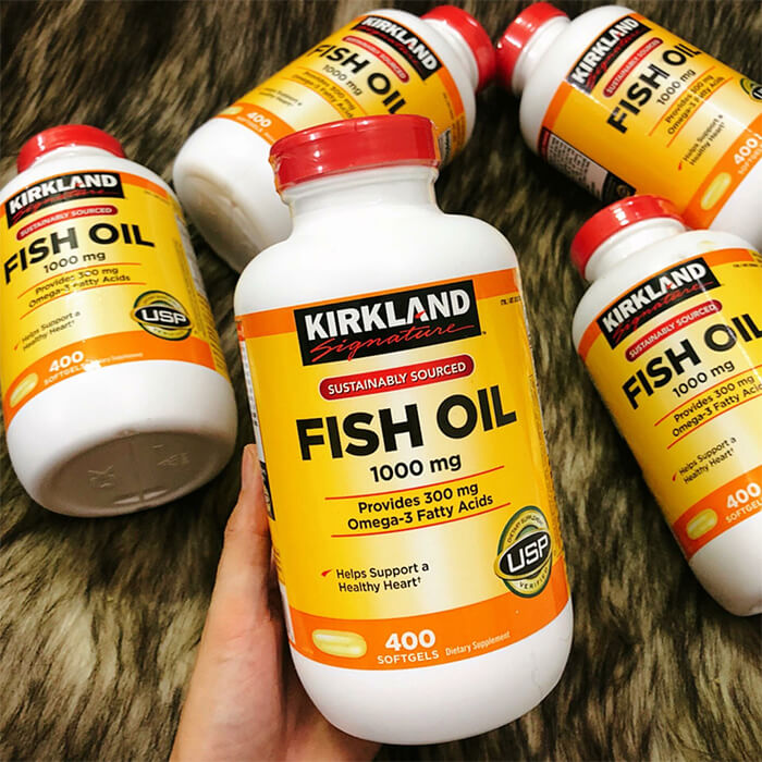 Dầu Cá Omega 3 Kirkland Signature Fish Oil Bổ não, bổ mắt, Hỗ trợ sức khỏe tim mạch, khớp - Massel Official