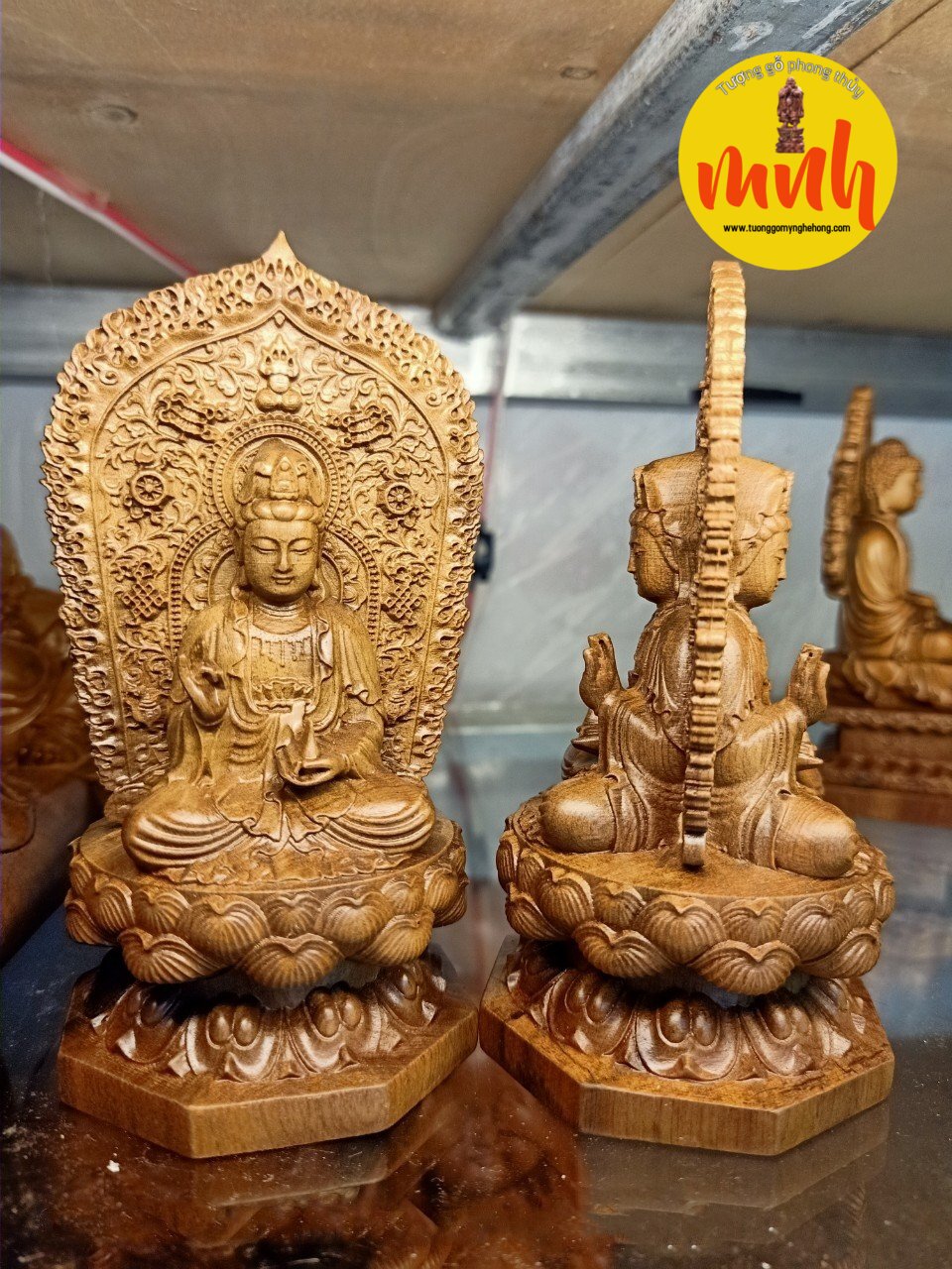 Tượng Phật Mini Để Ô tô Kích Thước 15x8x6cm