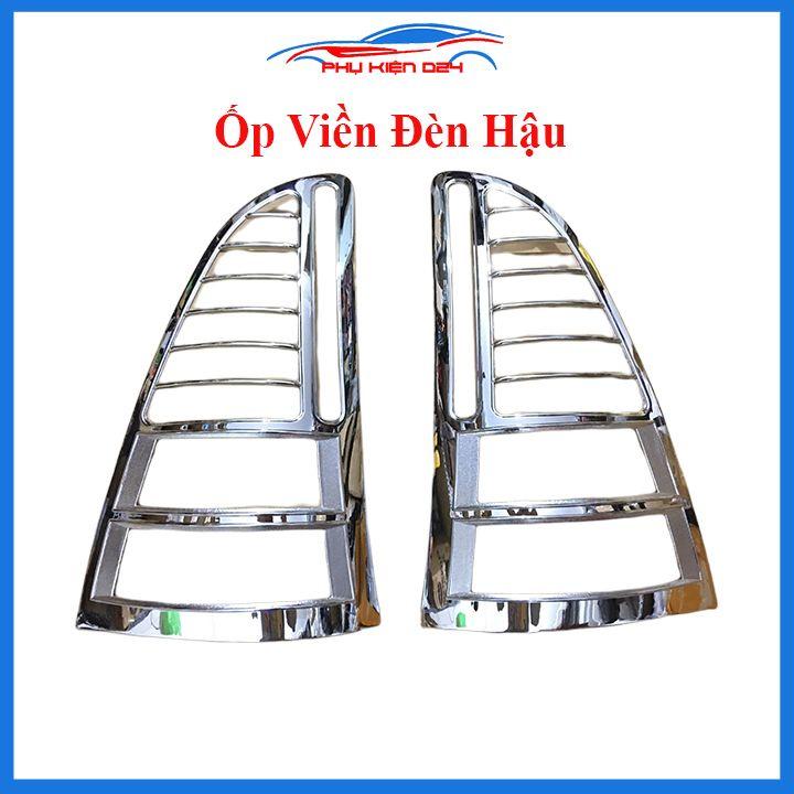 Ốp viền đèn pha hậu Innova 2006-2007-2008 mạ crom trang trí làm đẹp xe