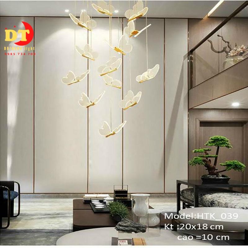 Đèn thả thông tầng hình hồ điệp cao cấp HTLQ 8