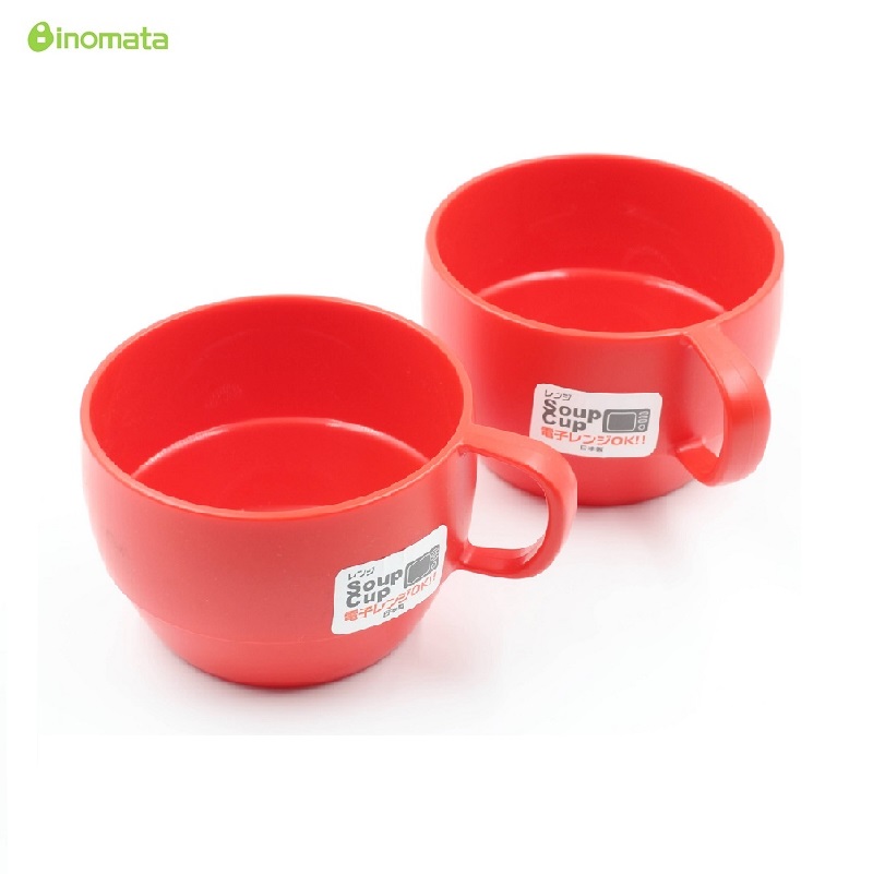 Cốc uống nước có quai Inomata 350ml được sản xuất theo công nghệ hiện đại của Nhật Bản