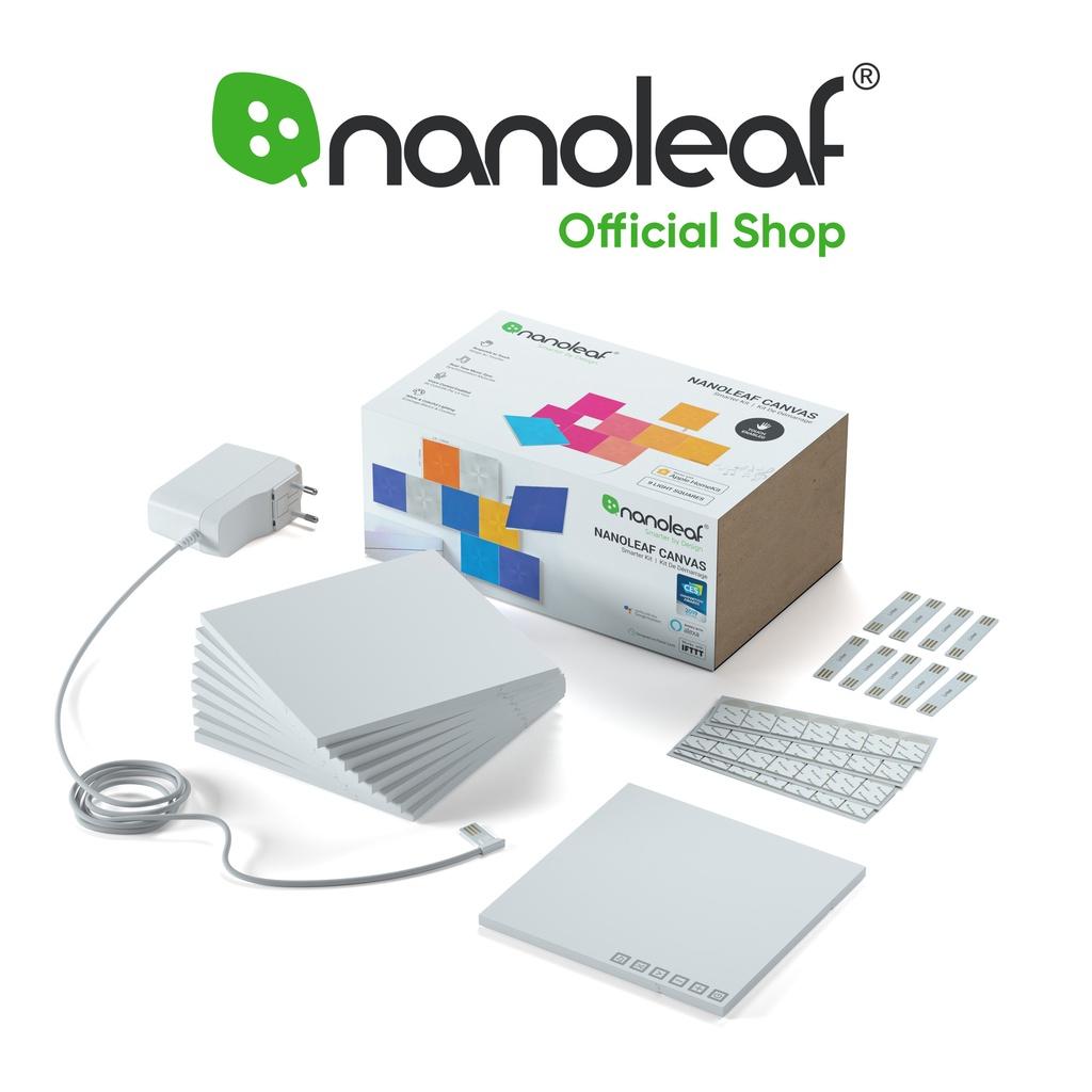 Bộ đèn thông minh Nanoleaf Canvas | Square Starter Kit | 9 ô đèn hình vuông