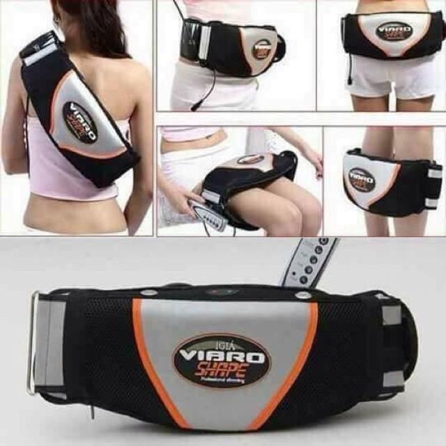 Đai rung nóng vibro shape giảm eo matxa galahet shop