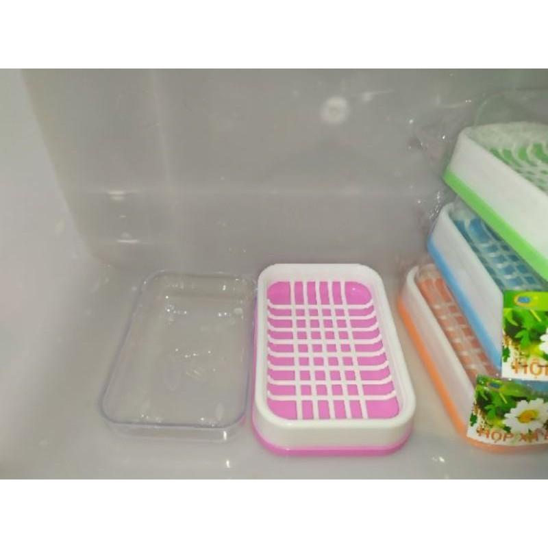Hộp đựng xà bông cục có nắp