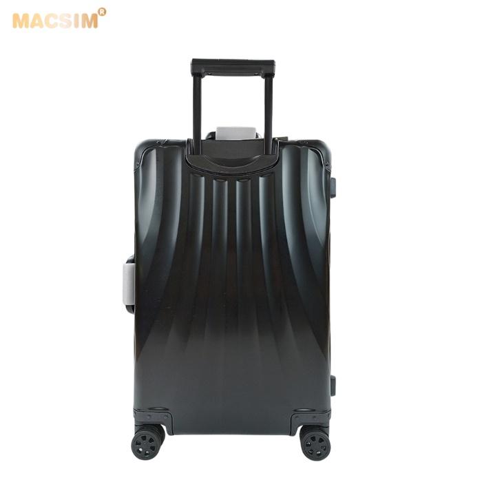 Vali hợp kim nhôm nguyên khối MS1307 Macsim cao cấp màu đen,màu bạc,màu Ti-gold cỡ 24inches