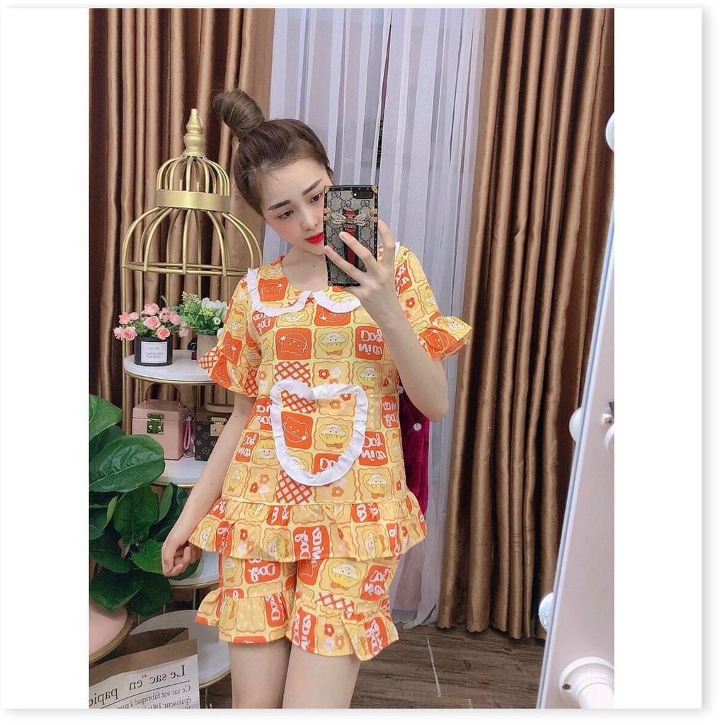 Set bộ tiểu thư mặc nhà Satin ngắn hoạ tiết đẹp , siêu xinh MẪU MỚI NHẤT HIỆN NAY