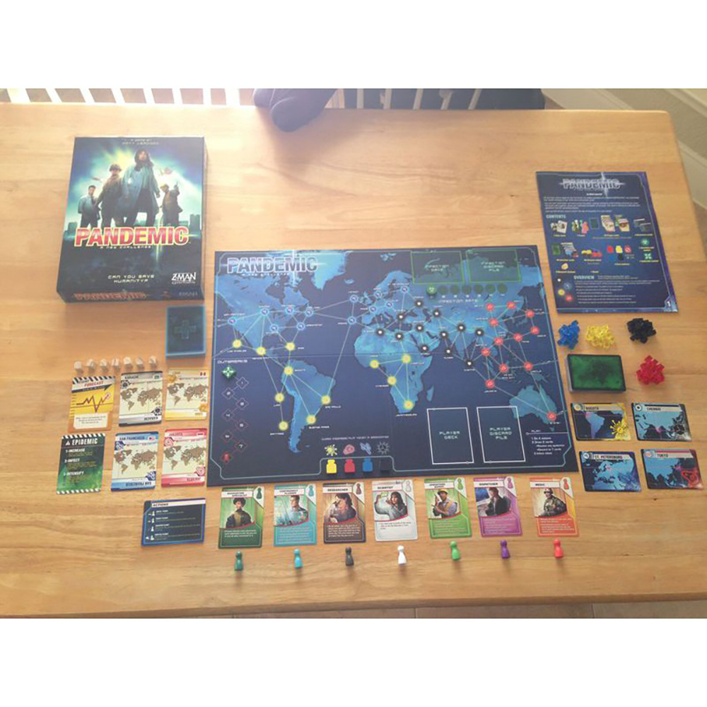 Trò Chơi Pandemic Board Game Thẻ Bài Vui Nhộn