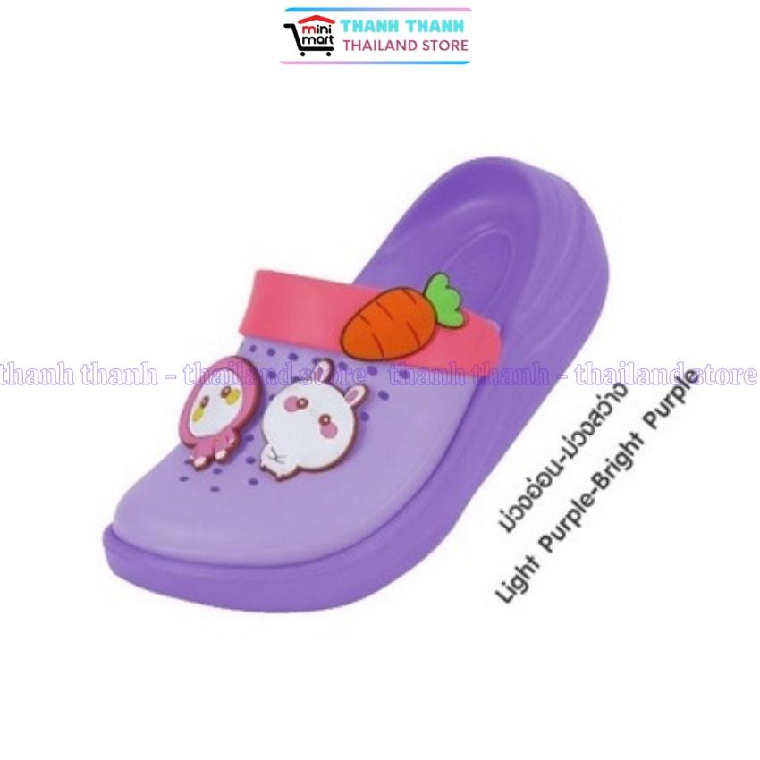 Dép Sục Thái Lan cho Bé MONOBO - HÌNH THỎ MONOKIDS - DN-01 KIDS RABBIT CARROT