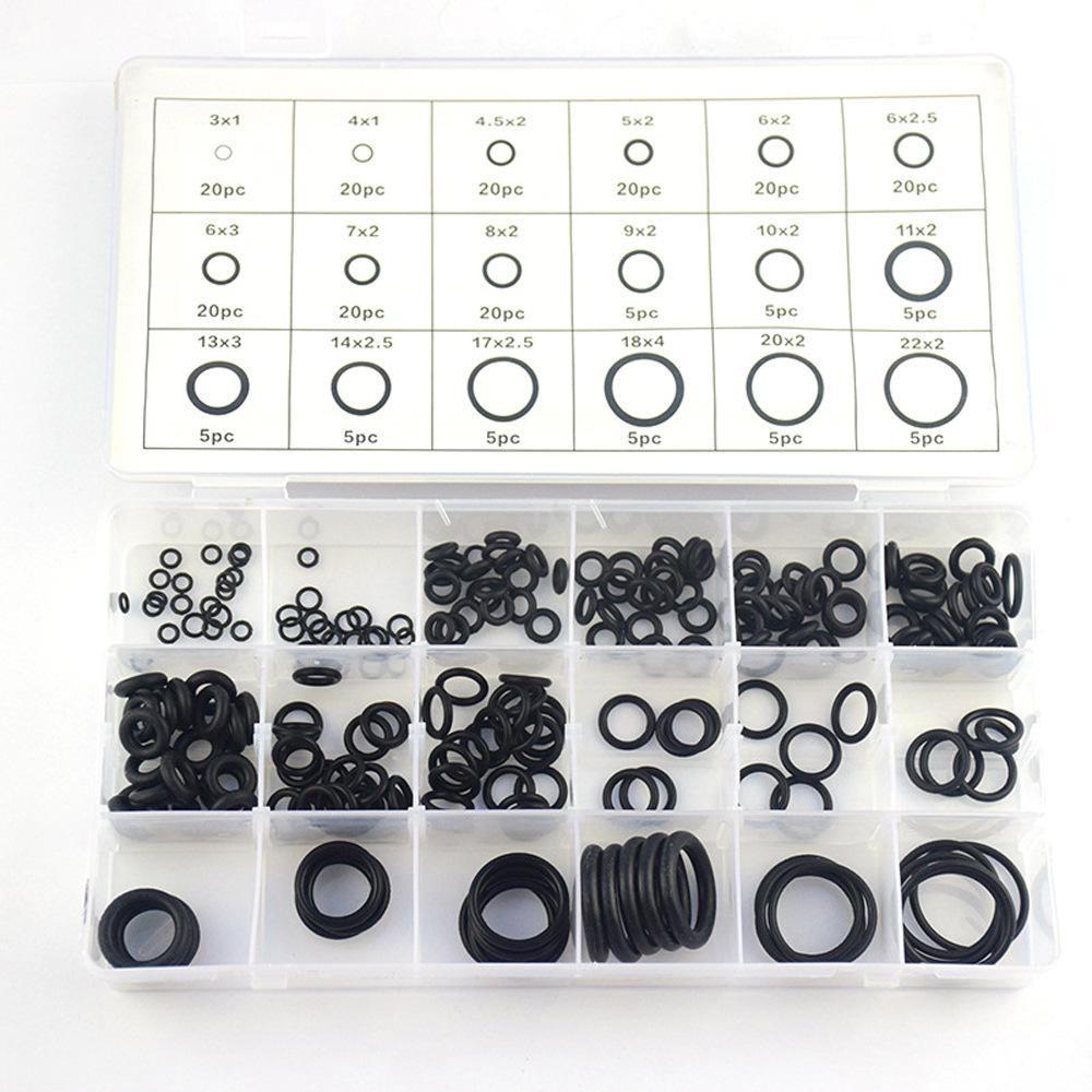 Set 225 Vòng Đệm Cao Su 18 Size Gioăng Cao Su 225P C O-Ring Thay Thế Thiết Bị Máy Móc
