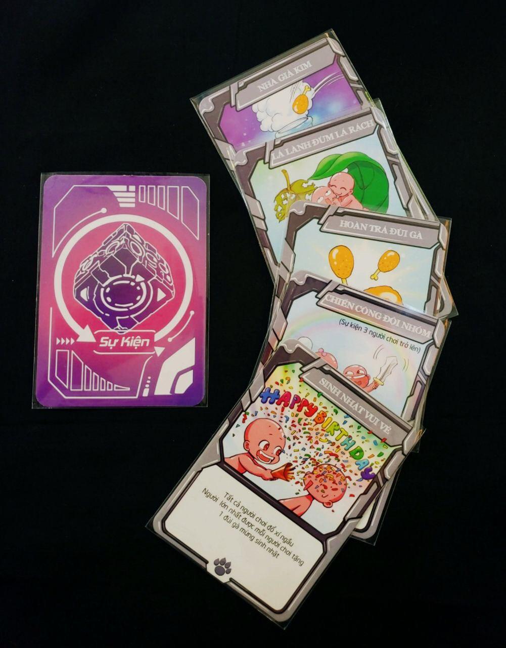 Sleeves bọc bài trọn bộ board game Lớp học Mật ngữ - Siêu Thú Ngân Hà