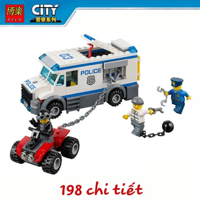 xe bắt cướp cho bé trai - lego 10418