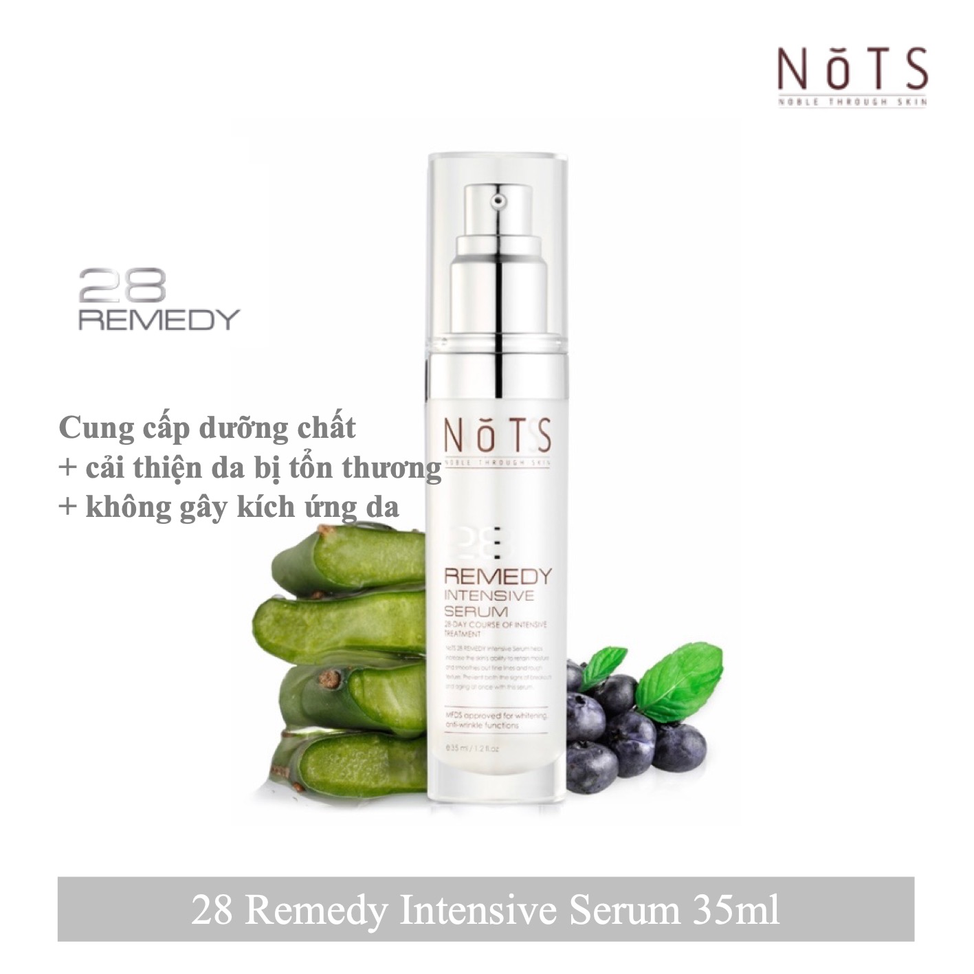 DƯỠNG CHẤT CHĂM SÓC DA NOTS 28 REMEDY INTENSIVE SERUM