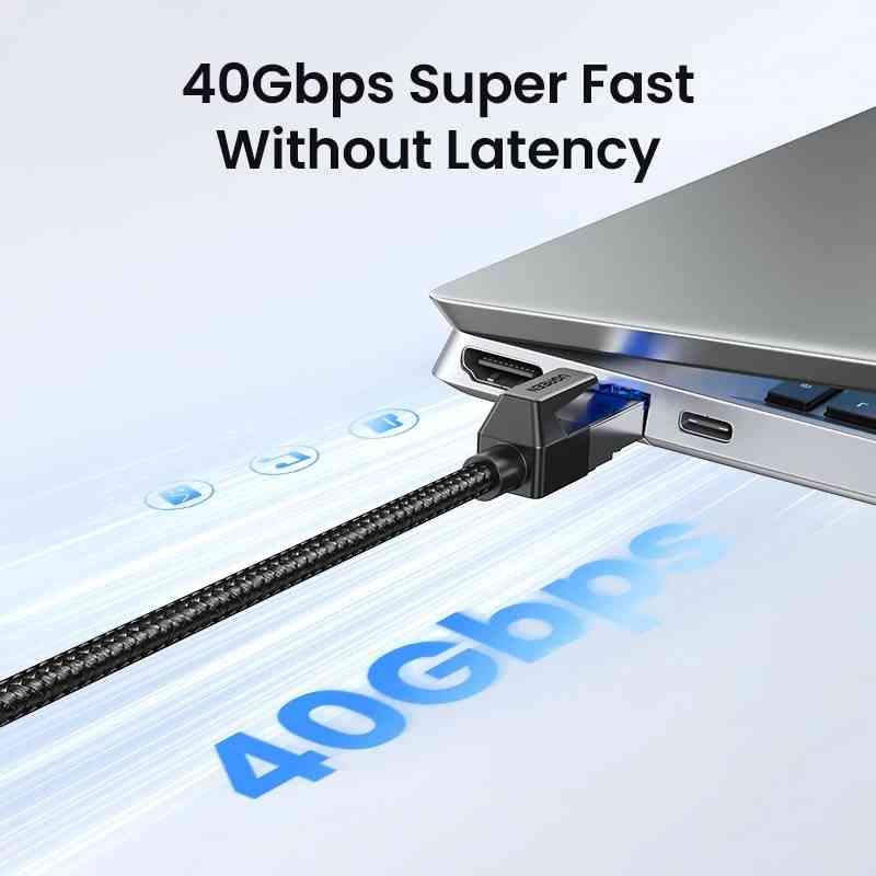 Ugreen UG90540NW153TK 0.5M 25Gbps 2000mhz Màu Đen Cáp mạng CAT8 F/FTP lõi đồng nguyên chất - HÀNG CHÍNH HÃNG