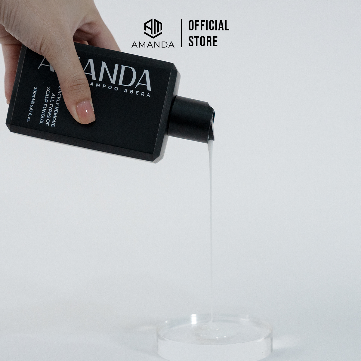 Bộ Đôi Dầu Gội Và Serum Amanda Abera - Đánh Bay Gàu Ngứa Và Nấm Da Đầu