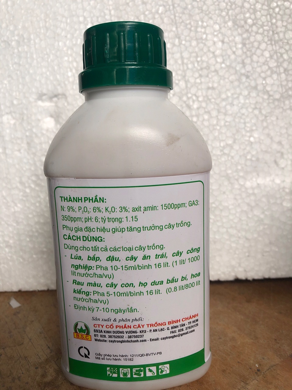 Phân Bón Lá NPK Sinh Học Có Chất Điều Hòa Sinh Trưởng Bimix Growmix GA3 Tăng Trưởng, Giúp Cây Trồng Bật Chồi Mầm, Siêu Trổ Thoát.