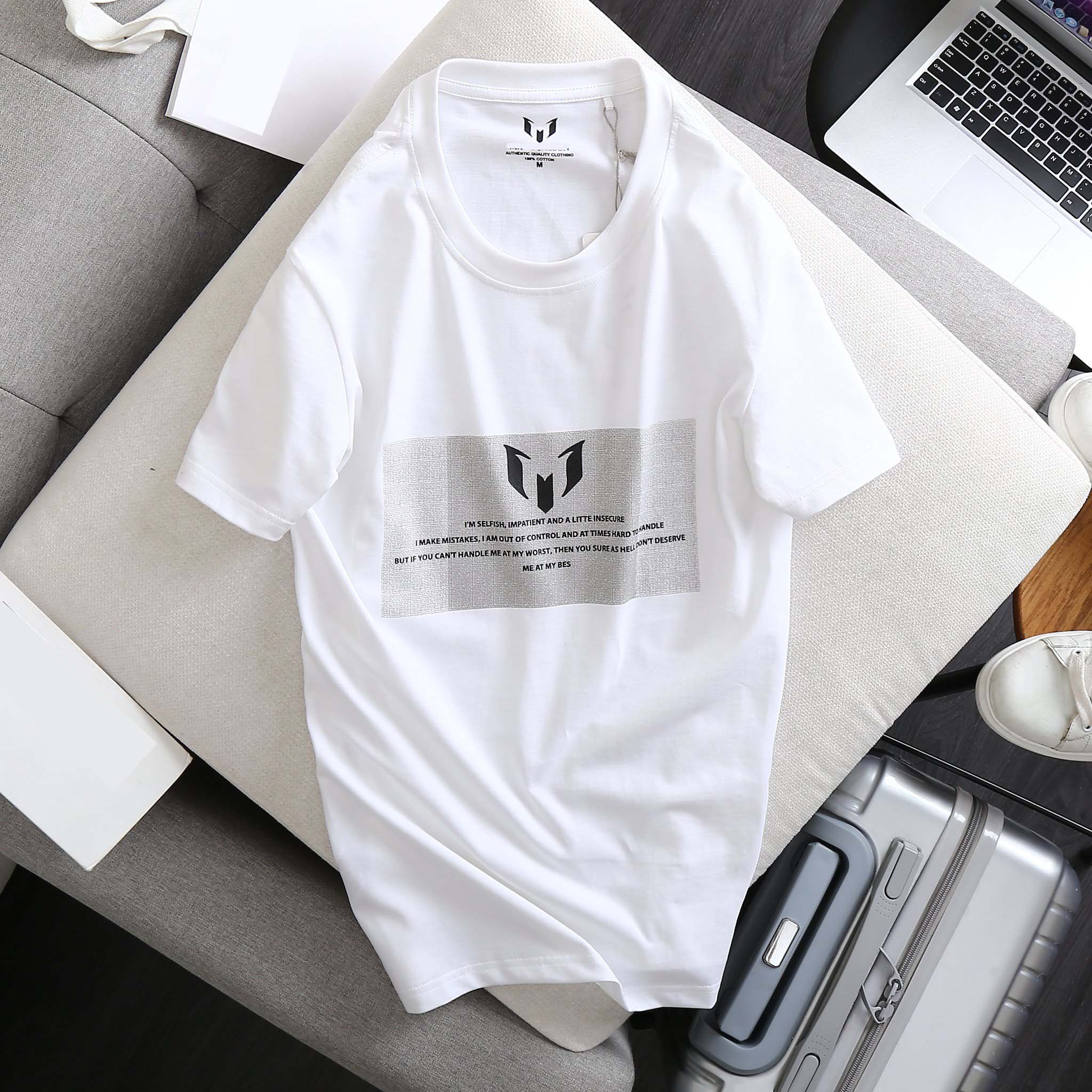 ÁO THUN THỜI TRANG NAM FORM RỘNG CỔ TRÒN IN CHỮ, CHẤT THUN COTTON SINGLE THOÁNG MÁT - LZ FASHION - LZPS146