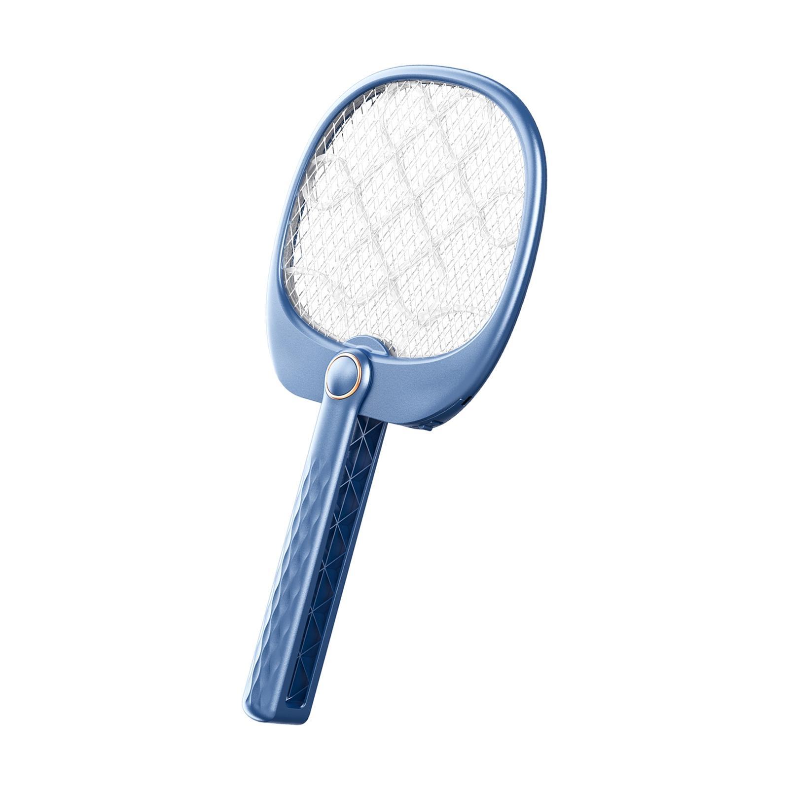 Handheld Folding Swatter Backyard Patio Blue