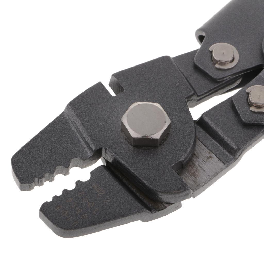 Stainless Steel Fishing Pliers Wire Rope Swager Crimpers Fishing Crimping Pliers Line Cutter