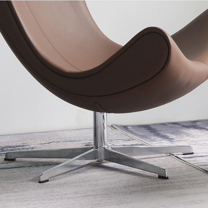 Ghế thư giãn kèm đôn bọc da cáo cấp, ghế sofa, ghế đọc sách, ghế thư giãn GHT020